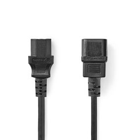 Power Cable, IEC-320-C13, IEC-320-C14, Straight, Straight