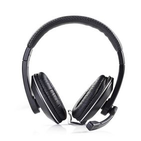 PC-Headset | Über Ohr | Stereo | 2x 3.5 mm | Klappbarer Mikrofon | 2.00 m | Schwarz