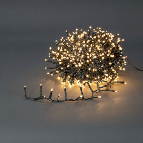 Decorative Lights | Compact cluster | 560 LED's | Warm White | 11.2 m | Light effects: 7 | Indoor & Outdoor | Mains Powered