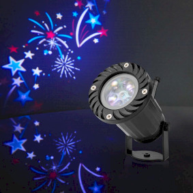 Dekorativt Lys | LED festlig projektor | Jul / Nyttår / Halloween / Bursdag | Innendørs eller utendørs