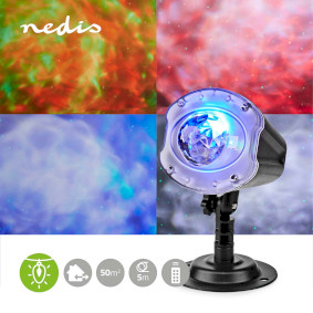 Decorative Light | LED and laser projector | Colourful LED and green laser  | Indoor & Outdoor | Remote control