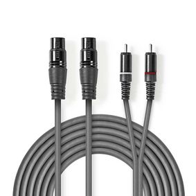 Nedis Stereo Audio Cable Jack 3.5 mm - 1 metro - Cable de audio