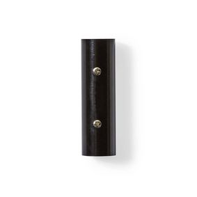 XLR Adapter | XLR 3-Pin Male | XLR 3-Pin Male | Nickel Plated | Straight | Metal | Black | 1 pcs | Polybag