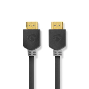 High Speed ​​HDMI™-Kabel met Ethernet | HDMI™ Connector | HDMI™ Connector | 4K@30Hz | ARC | 10.2 Gbps | 20.0 m | Rond | PVC | Antraciet | Window Box