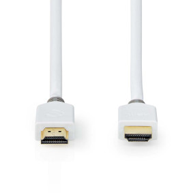 Primitief Pijlpunt Vesting High Speed ​​HDMI™-Kabel met Ethernet | HDMI™ Connector | HDMI™ Connector |  4K@60Hz | ARC | 18 Gbps | 3.00 m | Rond | PVC | Wit | Doos