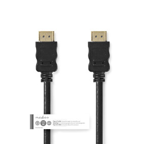 Black PVC 3m Smacc 4K HDMI Cable, For Computer, Connector Type: B