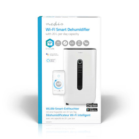 Deumidificatore SmartLife, Wi-Fi, 20 l/Giorno, Deumidificazione /  Continua / Asciugatura della biancheria / Ventilazione, Android™ / IOS, Igrostato regolabile