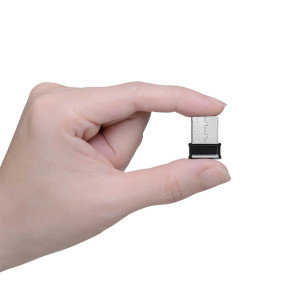 2-in-1 N150 Wi-Fi & Bluetooth 4.0 Nano USB Adapter 2.4 GHz Black
