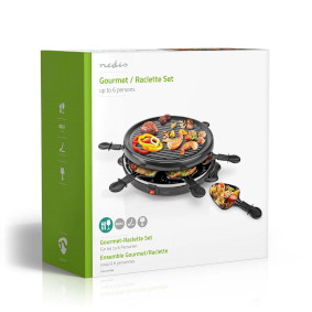 Gourmet / Raclette, Grill, 6 Persons, Spatula, Non stick coating
