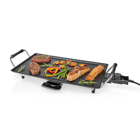 Grill Teppanyaki de mesa | Superficie de horneado (lxw): 47.5 x 26.5 cm | 5 Configuraciones de Calor