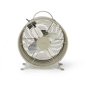 Asztali ventillátor | Hálózati Áramellátás | Átmérő: 250 mm | 20 W | 2-sebességes | Szürke