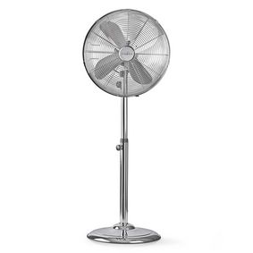 Stand Fan | Diameter: 400 mm | 3-Speed | Oscillation | 50 W | Adjustable height | No | Chrome