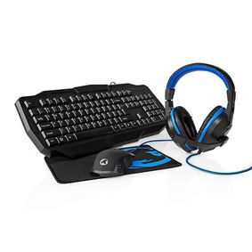 4 in 1 Gaming Set: LED Q-Keyboard, LED Mouse, Gaming Headset, Non-Slip –  Dynamode UK