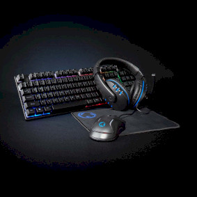 Gaming Combo Kit | 5-in-1 | Keyboard, Headset, Mouse and Mouse Pad | Black | QWERTY | US Layout