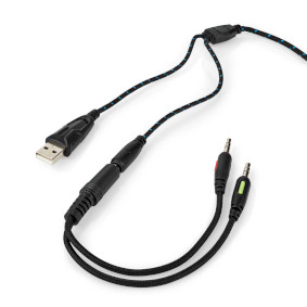 HAVIT Câble adaptateur micro casque 3,5 mm pour ordinateur portable, 1