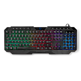 Wired Gaming Keyboard | USB Type-A | Membrane Keys | LED | QWERTZ | DE Layout | Power cable length: 1.30 m | Multimedia