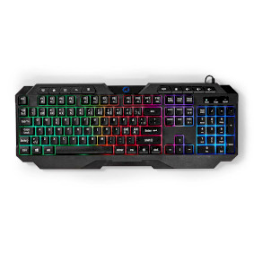 Wired Gaming Keyboard | USB Type-A | Membrane Keys | LED | QWERTY | ND Layout | Power cable length: 1.30 m | Multimedia