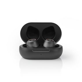 Vollständig drahtlose Kopfhörer | Bluetooth® | max. Batteriespielzeit: 3 hrs | Berührungssteuerung | Ladegehäuse | Eingebautes Mikro | Stimmkontrolle | Ear Flügel | Gold / Schwarz