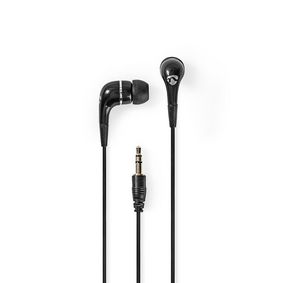 Écouteurs Filaires | 3.5 mm | Longueur de corde: 1.20 m | Noir