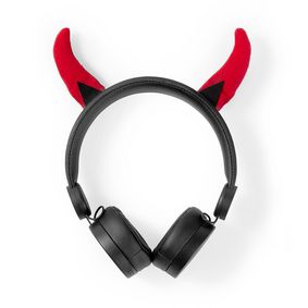 On-Ear vezetékes fejhallgató | 3.5 mm | Kábel hossz: 1.20 m | 85 dB | Fekete / Piros