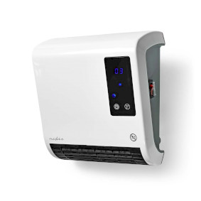 Lichaam Veilig Verovering Badkamer verwarming | 2000 W | Instelbare thermostaat | 2 Verwarmingsmodi |  IP22 | Afstandsbediening | Wit