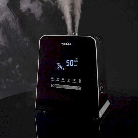 NEDIS Humidificateur 5,5 L Hygromètre Écran LCD Timer