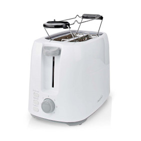 Toaster | 2 Slots | Browning levels: 7 | Defrost feature | Bun rack | White
