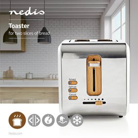 Toaster NEDIS Pack Bouilloire Electrique Soft Touch Ac