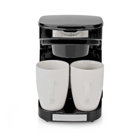 Kaffemaskine | Maksimal kapacitet: 0.25 l | Antal kopper på én gang: 2 | Hold-varm funktion | Sort
