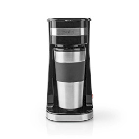 Koffiezetapparaat | Maximale capaciteit: 0.4 l | Aantal kopjes tegelijk: 1 | Zilver / Zwart