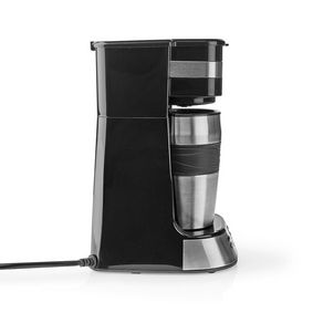 vervormen Cumulatief Aanbeveling Koffiezetapparaat | Filter Koffie | 0.4 l | 1 Kopjes | Timer schakelaar |  Zilver / Zwart