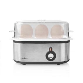 Chaudière à œufs | 3 oeufs | Tasse à mesurer | Aluminium / Noir