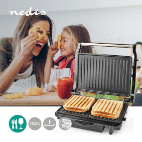 Toaster NEDIS Pack Bouilloire Electrique Soft Touch Ac