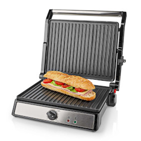 Contact Grill | 2000 W | 29 x 23 cm | Adjustable temperature control | Plastic / Stainless Steel