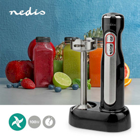 Nedis KAHB120CWT - Mixeur manuel 4en1 400W/230V blanc