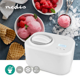 Gelatiera, 1.0 l, Bianco