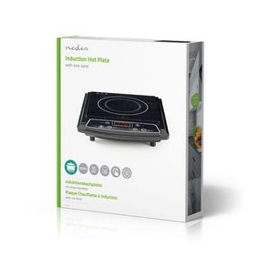 Induction Cooker, Cooking zones: 1, 2000 W, Overheating protection, Black, Timer, Turbo action, Child lock