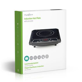 Induction Cooker, Cooking zones: 1, 2000 W, Overheating protection, Black, Timer, Turbo action, Child lock