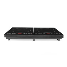 Electric Countertop Stove 2000W 2 Burner Overheat Protection