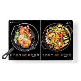 Induction Cooker | Cooking zones: 2 | 3500 W | Overheating protection | Black | Timer | Turbo action | Child lock