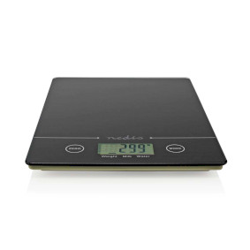 Mainstays Tempered Glass Slimline Digital Scale, Black