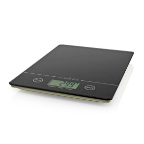 Kjøkken Scales | Digital | Glass / Plast | CR 2032 Battery | Sort