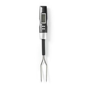 Fleischthermometer | Zemperatureinstellungen | LCD-Anzeige | 0 - 110 °C | Schwarz / Silber