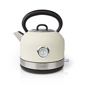 Electric Water Kettle With Thermometer Dial Fast Boil 1.7 L Cordless  Stainless S