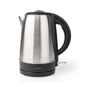 Electric Kettle | 1.7 l | Stainless Steel | Aluminium / Black | Rotatable 360 degrees | Concealed heating element | Strix® controller | Boil-dry protection