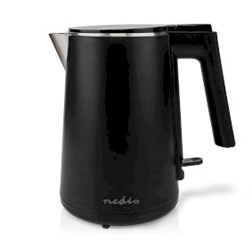 Electric Kettle | 1.0 l | Plastic | Black | Rotatable 360 degrees | Concealed heating element | Strix® controller | Boil-dry protection