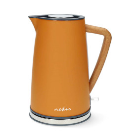 Electric Kettle | 1.7 l | Soft-Touch | Orange | Rotatable 360 degrees | Concealed heating element | Strix® controller | Boil-dry protection