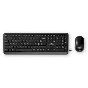 Set mouse e tastiera PC | Senza fili | Connessione mouse e tastiera: USB | 800 / 1200 / 1600 dpi | DPI regolabile | AZERTY | BE layout