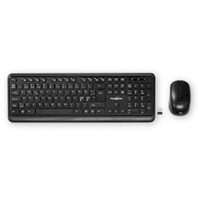 Mouse and Keyboard Set | Wireless | Mouse and keyboard connection: USB | 800 / 1200 / 1600 dpi | Adjustable DPI | QWERTY | ND Layout