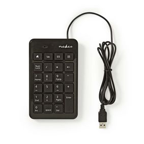 Wired Keyboard | USB | USB | Kontor | Single-Handed | numerisk | Ja